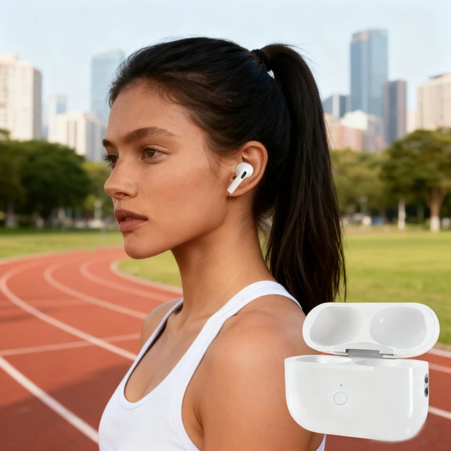 Alt view image 6 of 6 - Replacement Charging Case for AirPods pro 2nd & 1st Gen, Not USB C L Charging Port, Compatible for AirPod pro 2 & 1 Gen Charging Cases,Blue-Tooth Pairing Sync Button, No Earbuds, Not USB c