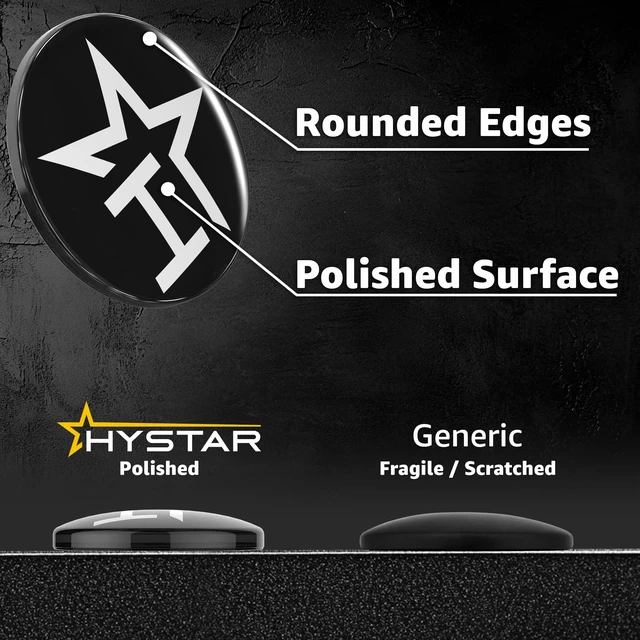 Alt view image 3 of 7 - ® Aero Glass 8 Dot Mouse Skates for Cloth Mousepads Rounded and Polished