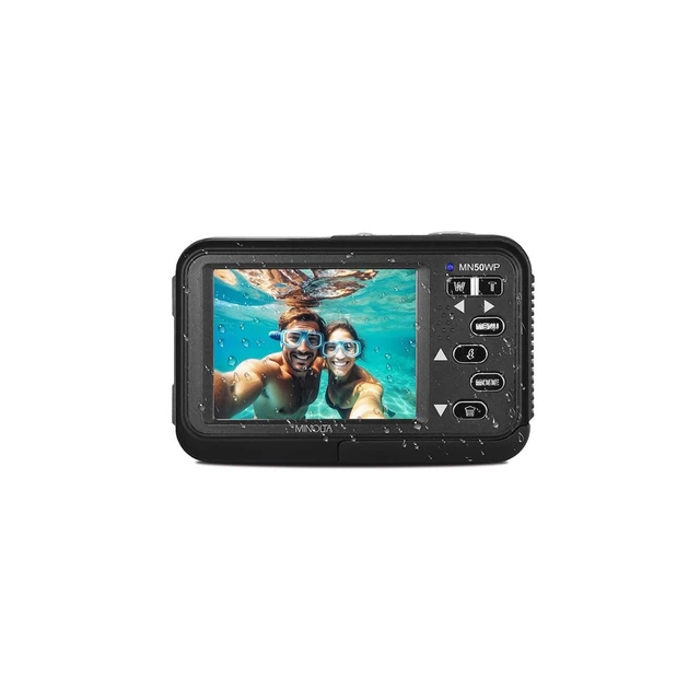 Alt view image 4 of 6 - MN50WP 48MP 5K Ultra HD Dual LCD Screen Waterproof Digital Camera - Black