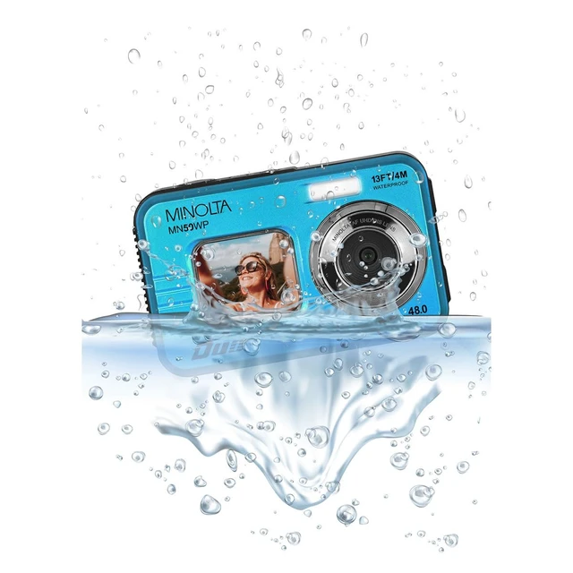 Alt view image 6 of 6 - MN50WP 48MP 5K Ultra HD Dual LCD Screen Waterproof Digital Camera Capture sharp photos and video with intuitive controls for travel, family and everyday moments