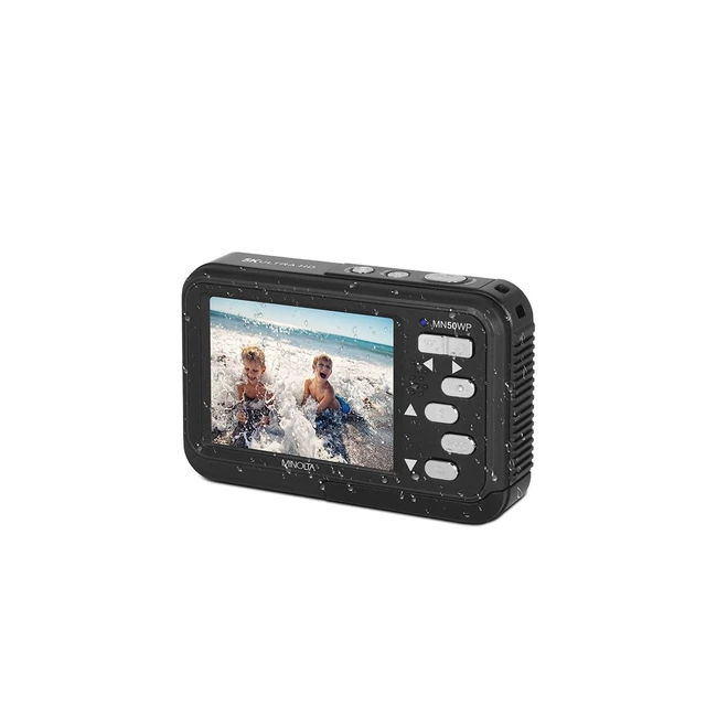 Alt view image 3 of 6 - MN50WP 48MP 5K Ultra HD Dual LCD Screen Waterproof Digital Camera - Black