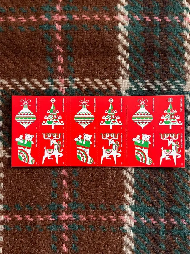 Main image of US Stamps 2020 Holiday Delights 5 Sheets of 20