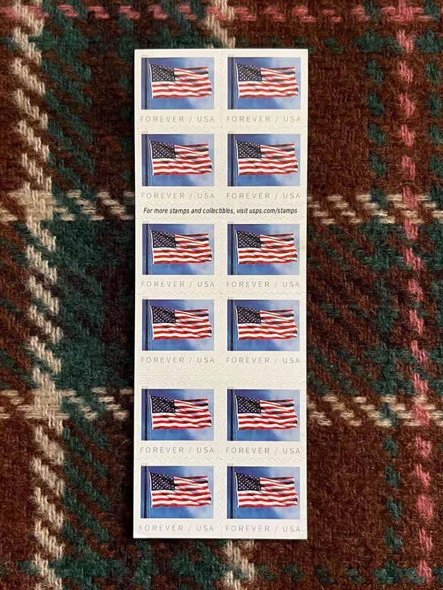 Main image of US Stamps 2019 US Flag 5 Sheets of 20