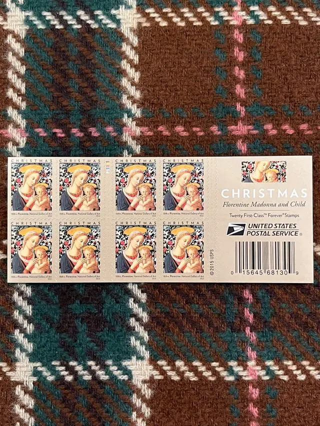 Alt view image 2 of 2 - US Stamps 2016 Christmas - Traditional 5 Sheets of 20