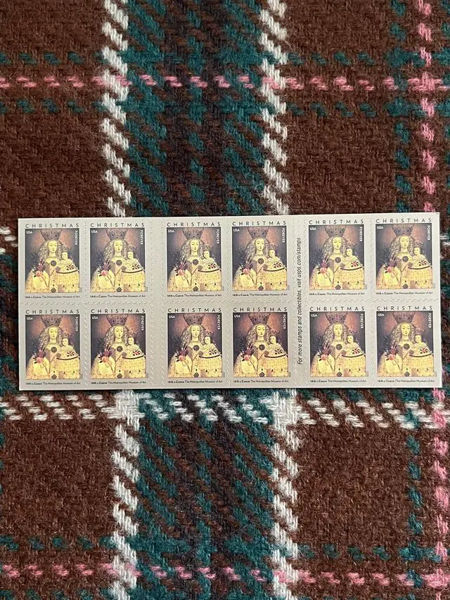 Main image of US Stamps 2020 Our Lady of Guapulo Traditional Christmas Series 5 Sheets of 20