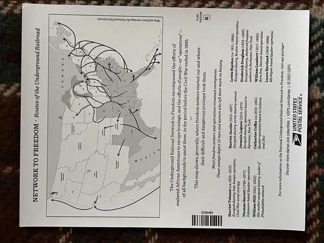 Alt view image 2 of 2 - US Stamps 2024 Underground Railroad 5 Sheets of 20