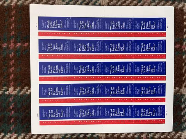 Main image of US Stamps 2024 First Continental Congress 5 Sheets of 20