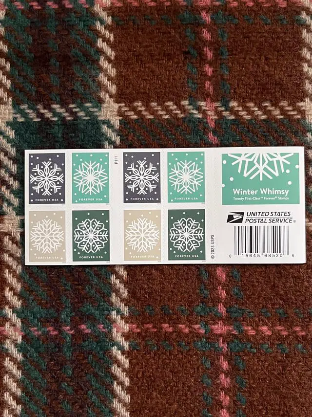 Alt view image 2 of 2 - US Stamps 2024 Winter Whimsy 5 Sheets of 20
