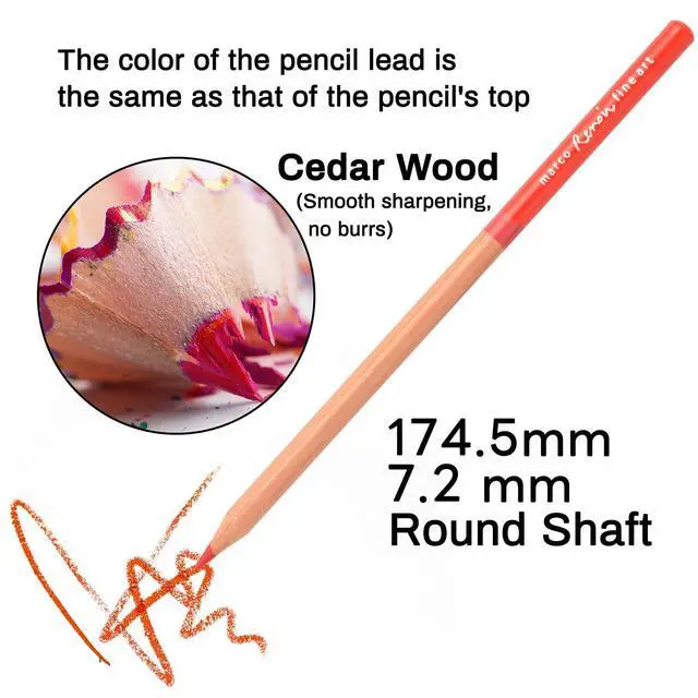 Alt view image 5 of 6 - 72 3.7mm Thick Core Oil-Based Colored Pencils, Pastel Pencils | Unbreakable, Great Color Rendering, Iron Box Packed, for Artists & Art Lovers, Smooth Coloring Pencils, Renoir 3100 Series
