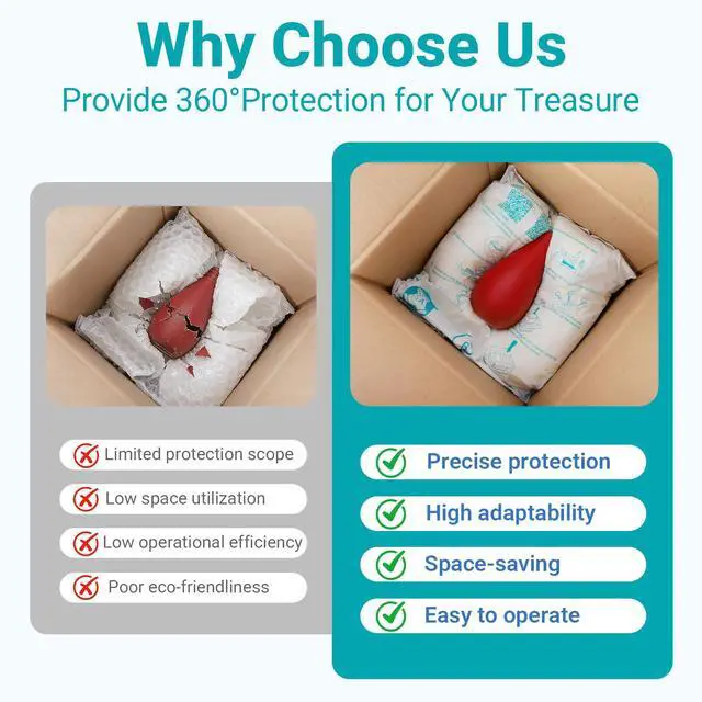 Alt view image 4 of 6 - 10Pcs 21" x 25"Expanding Foam Packaging for PC & Irregular-Shaped Items, Self-Adapting Protective Foam for Shipping Electronics, Fragile & Valuable Items