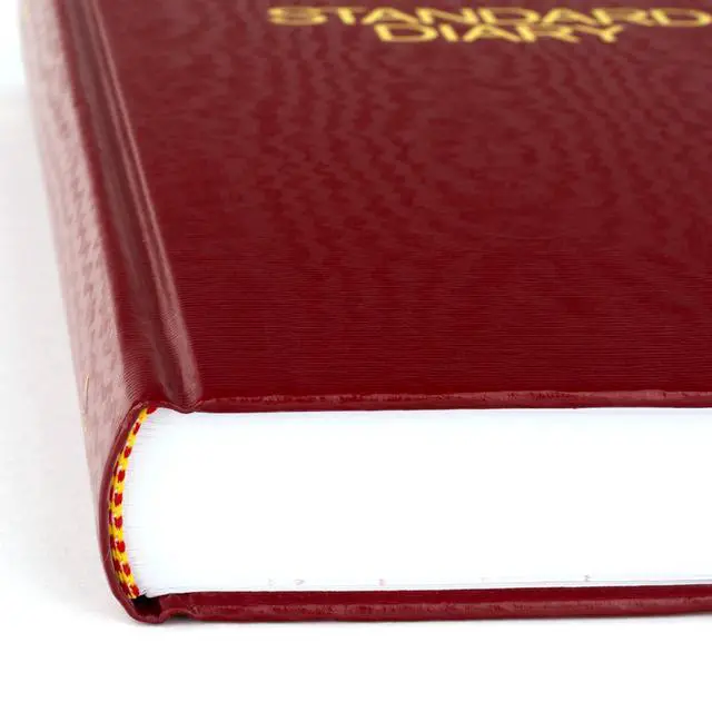 Alt view image 5 of 6 - 2027 Daily Planner, Standard Diary, 7.75" x 12" Journal, Hardcover, Red (SD3761327)