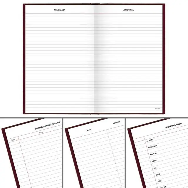 Alt view image 6 of 6 - 2027 Daily Planner, Standard Diary, 7.75" x 12" Journal, Hardcover, Red (SD3761327)