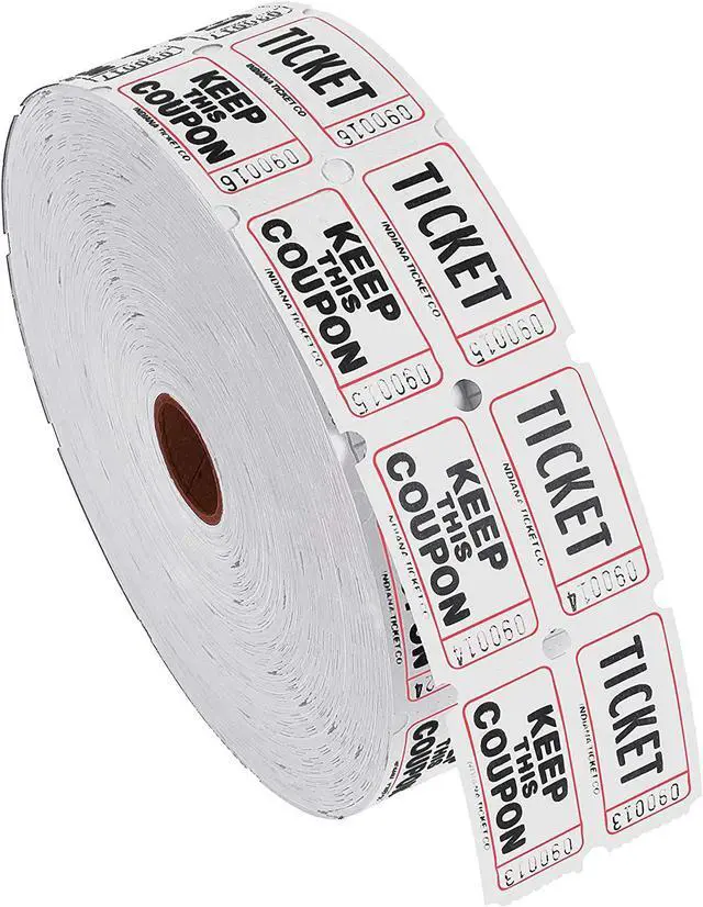 Alt view image 3 of 6 - Double Roll Raffle Event Tickets - Full Set of 8 Colors (8 Rolls of 2000 Tickets Each)