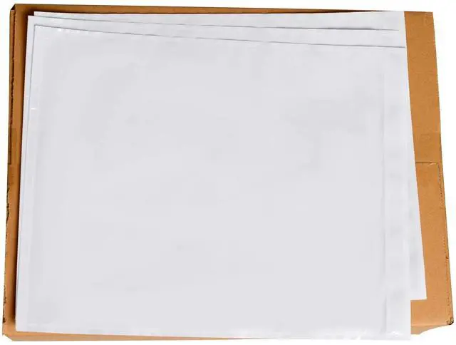 Main image of 500 PCS 9.5"x 12" Clear Self-Adhesive Packing List Envelopes - Fit 8.5x11 inch Lettter - Shipping/Mailing Pouch Enclosed Bags for Packing Slips Invoice Label