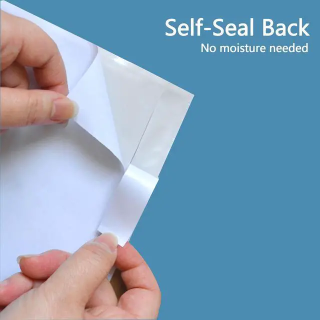 Alt view image 3 of 6 - 500 PCS 9.5"x 12" Clear Self-Adhesive Packing List Envelopes - Fit 8.5x11 inch Lettter - Shipping/Mailing Pouch Enclosed Bags for Packing Slips Invoice Label