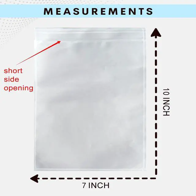 Alt view image 6 of 6 - 1000 Pcs 7'' x 10'' Clear Packing List Envelopes Adhesive Shipping Label Pouch, Shipping Document envelopes, Clear Face