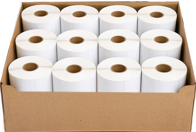 Main image of Torrey TR-8010 Printing Scale Labels | Direct Thermal Label Rolls 58mm x 40mm | UPC Standard Blank Scale Labels for Torrey LSQ-40L Scales | 700 Labels/Roll | Made in USA | 36 Rolls