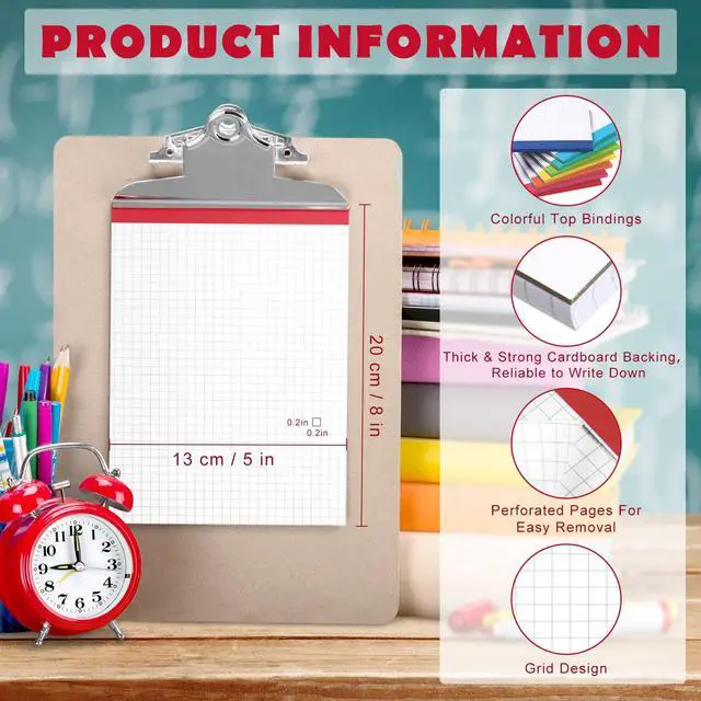 Alt view image 2 of 6 - 48 Pcs Small Graph Paper Notepad 5 x 8 Inch Mini Notebook Double Sided Memo Pads Back to School Supply Pocket Notepad Assorted Colors 50 Sheets Graph Paper Notebook (Colorful)