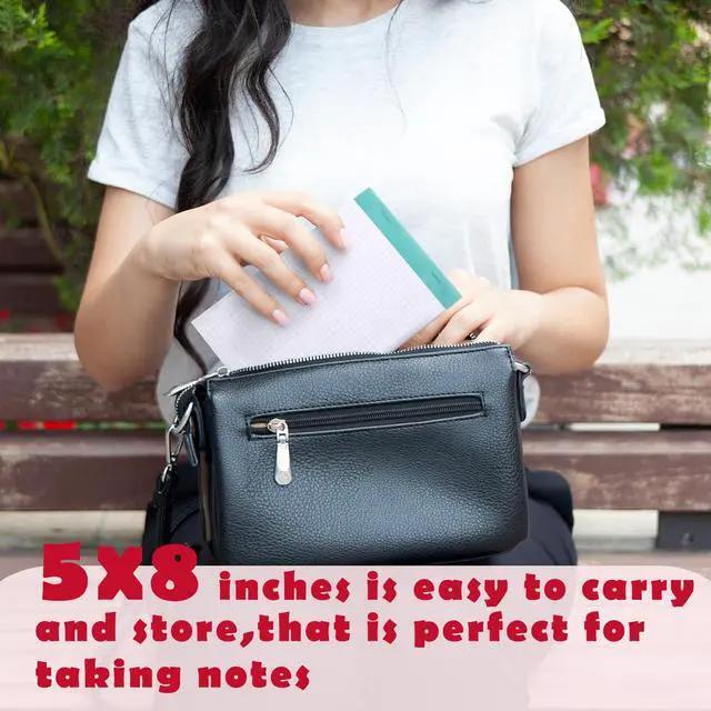 Alt view image 6 of 6 - 48 Pcs Small Graph Paper Notepad 5 x 8 Inch Mini Notebook Double Sided Memo Pads Back to School Supply Pocket Notepad Assorted Colors 50 Sheets Graph Paper Notebook (Colorful)