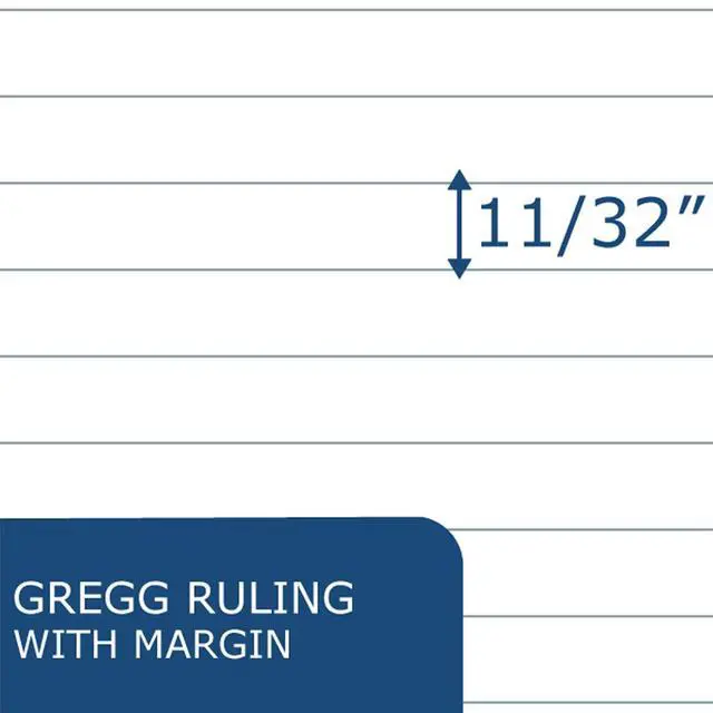Alt view image 4 of 6 - Steno Pads, 6"x9", Gregg Ruled, 80 Sheets, White Paper, Snag Proof Spiral Binding, Proudly Made in the USA! (Case of 72)