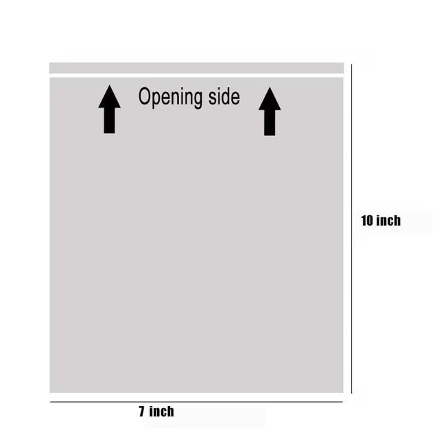 Alt view image 3 of 5 - 1000 PCS 7"x 10" Clear Packing List Envelopes Packing Slip Pouches Self-Adhesive Plastic Shipping/Mailing Pouch Enclosed Bags for Packing Slips Invoice Label