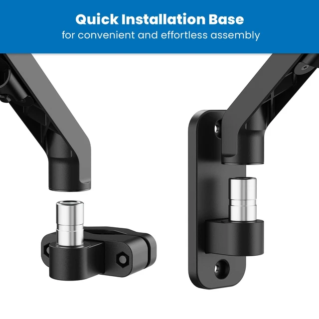 Alt view image 5 of 6 - Ergonomic Laptop Arm for Wall or Pole Mounting, Full Motion Adjustments, Versatile Design, Easy Installation