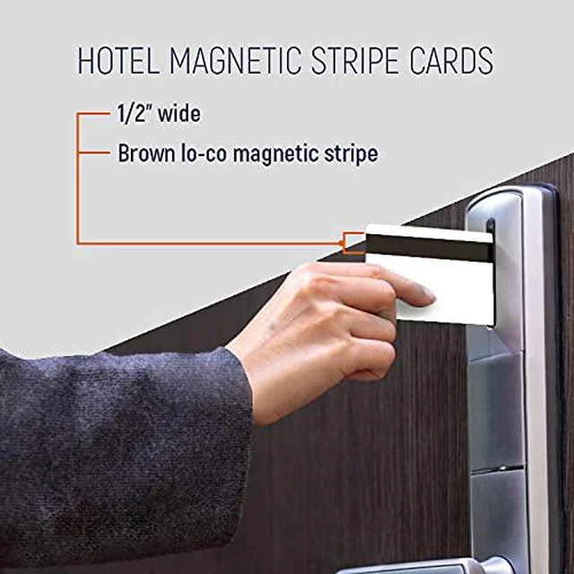 Alt view image 3 of 3 - Hotel & Motel Magnetic Stripe Key Cards (500)