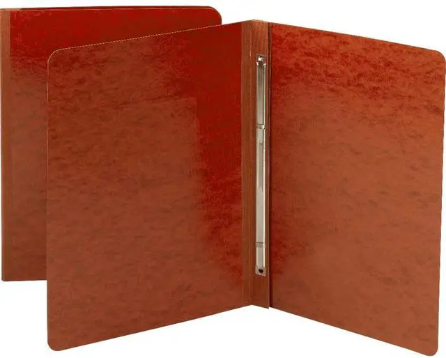 Main image of Pressboard Report Cover, Metal Prong Side Fastener with Compressor, 3" Capacity, Letter Size, Red, 25 per Box (81751)