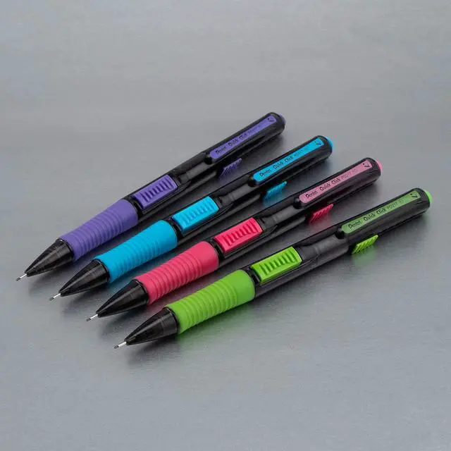 Alt view image 6 of 6 - Quick Click Pop Mechanical Pencil, (0.7mm) Med. Line, Assorted Barrels, Spinner Display - 42 Pieces (PD217A-42)