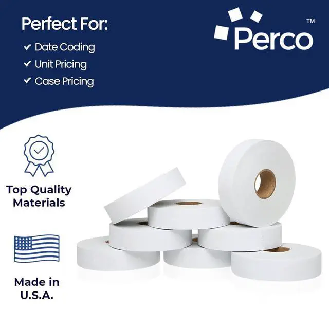 Alt view image 4 of 6 - Pricing Labels for Monarch 1131 Removable Adhesives White - 60,000 Labels w/ 24 Rolls Value Pack, 3 Sleeves - Made in USA