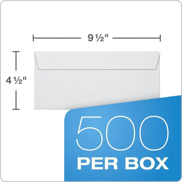 Alt view image 6 of 6 - Healthcare Claim Form #10 1/2 Envelopes, 1 Window, CMS-1500, Self Seal, Privacy Security Tint, 4-1/2 x 9-1/2 Inches, 24 lb White, 500/Box (QUA21438) (Pack of 5)