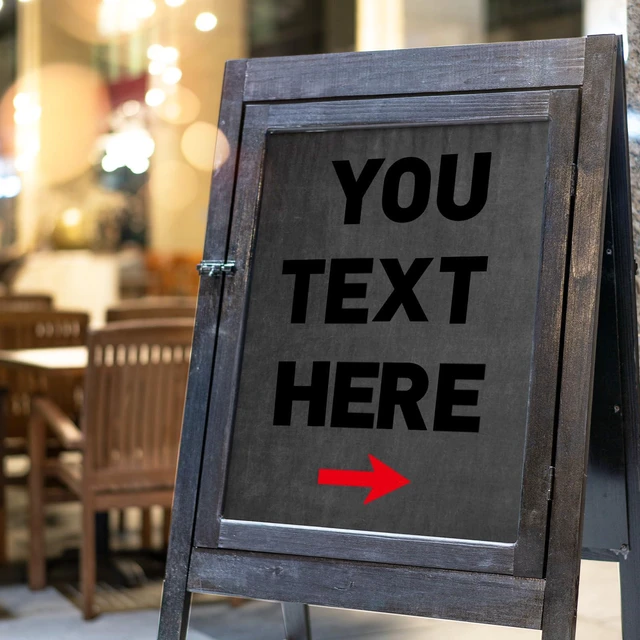 Alt view image 5 of 5 - 300 Pcs Sign Letter Printed on Marquee Flexible Outdoor Black Portable Sign Board Plastic Changeable Letters and Numbers Punctuation Acrylic Numbers(8'', 9'')