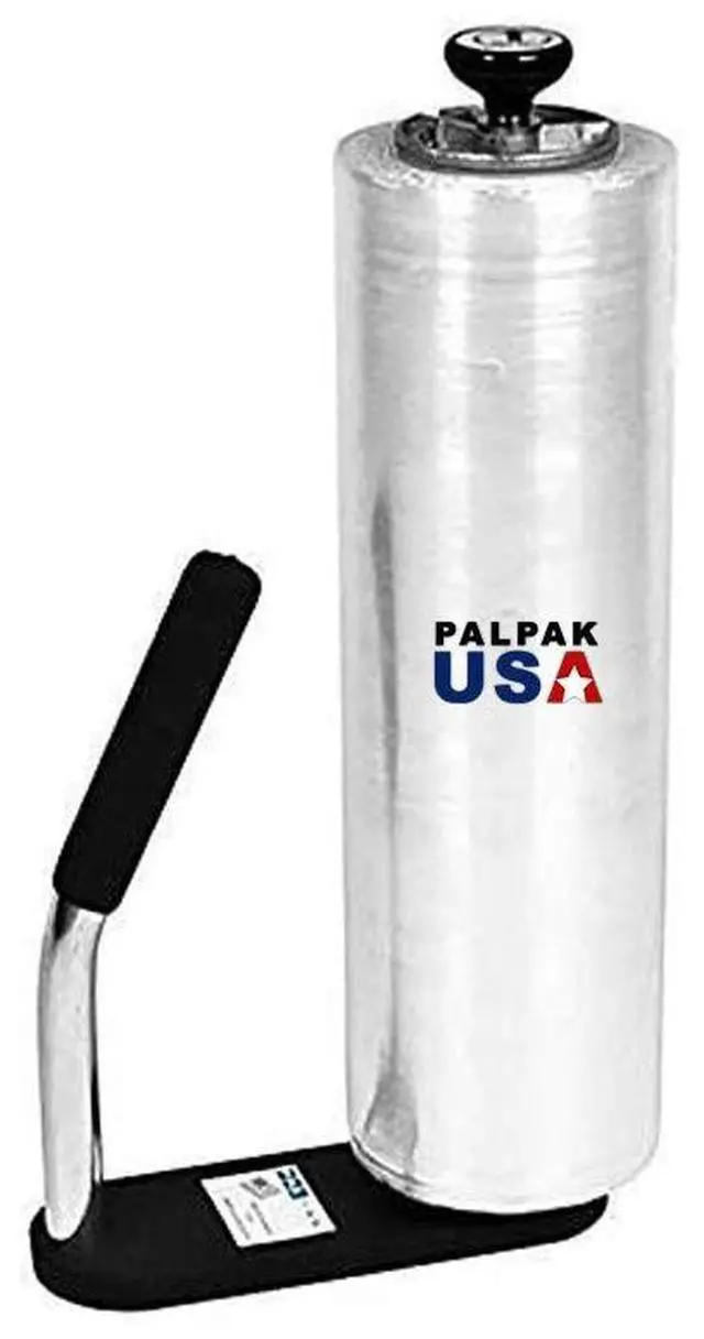Main image of Made in USA! Industrial Strength Stretch Film Dispenser - 100 Light Weight Pallet Wrapper Tension Knob Adjustment Wrap Handle (1 Pack)