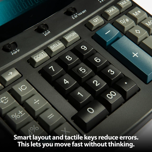 Alt view image 4 of 6 - 1460-4 12 Digit Extra Heavy Duty Commercial Printing Calculator