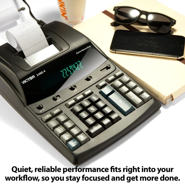 Alt view image 5 of 6 - 1460-4 12 Digit Extra Heavy Duty Commercial Printing Calculator