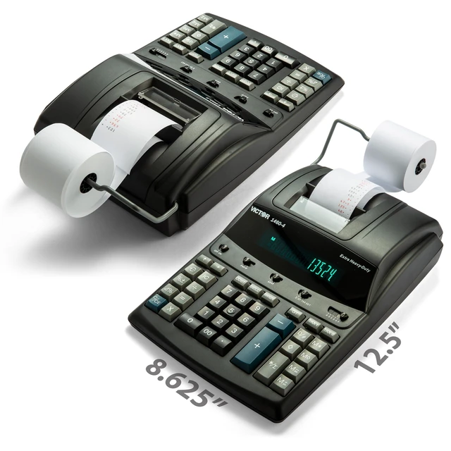 Alt view image 6 of 6 - 1460-4 12 Digit Extra Heavy Duty Commercial Printing Calculator