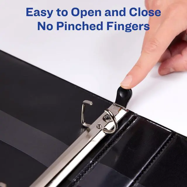 Alt view image 5 of 6 - Heavy-Duty View 3 Ring Binder, 3" One Touch EZD Rings,670-Sheet Capacity,3.5 Inch Wide Spine, Great for Home,School Supplies,Office,or Organization Needs,1 Chartreuse Binder (79779) (Pack of 4)