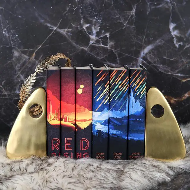 Alt view image 2 of 2 - Pierce Brown Red Rising Extension Book & Jacket Set | 3-Volume Hardcover Set with Covers | Includes Iron Gold, Dark Age, & Light Bringer