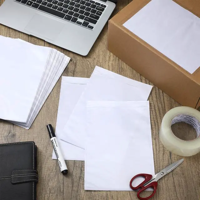 Alt view image 6 of 6 - 1500 Pcs 7"x10" Packing List Envelopes Clear Self-Adhesive Shipping Label Sleeves Bulk Mailing Slip Envelope Pouches Waterproof Loading Packing List Mailing Pouches for Shipping Supplies