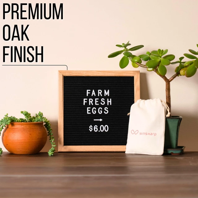 Alt view image 3 of 6 - 10"x10" Letter Board 10 Pack