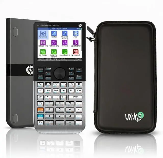 Main image of HP Prime G2 Graphing Calculator Including Custom-fit Protective case Black