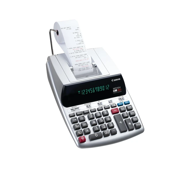 Alt view image 3 of 5 - Office Products 2202C001 MP25DV-3 Desktop Printing Calculator with Currency Conversion, Clock & Calendar