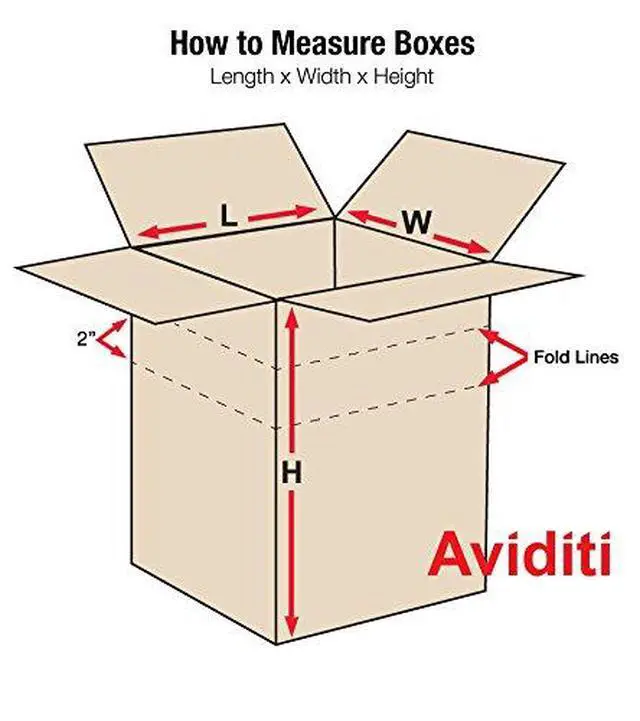 Alt view image 2 of 2 - MD201212 Multi-Depth Corrugated Cardboard Box 20" L x 12" W x 12" H, Kraft, for Shipping, Packing and Moving (Pack of 20)