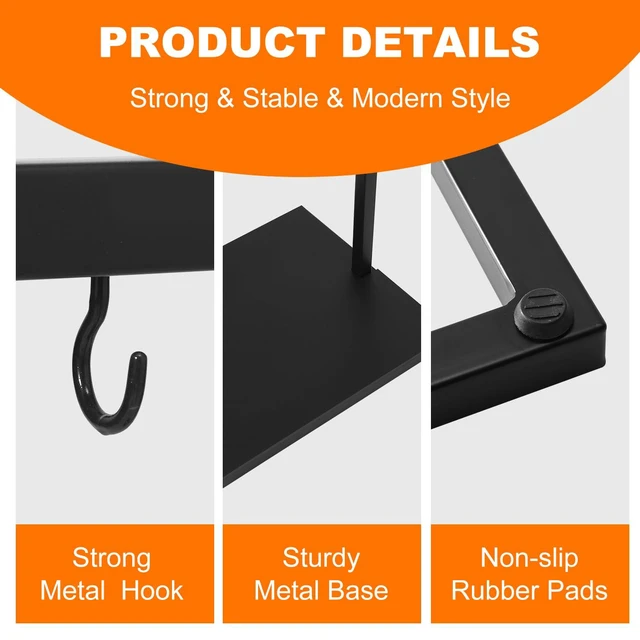 Alt view image 4 of 6 - Chalkboard Signs with Stand, 43" x 18" Hanging Black Metal Easel | Double-Sided, Outdoor Chalkboard,Cafe Bar, Bistro, Florist, or Wedding
