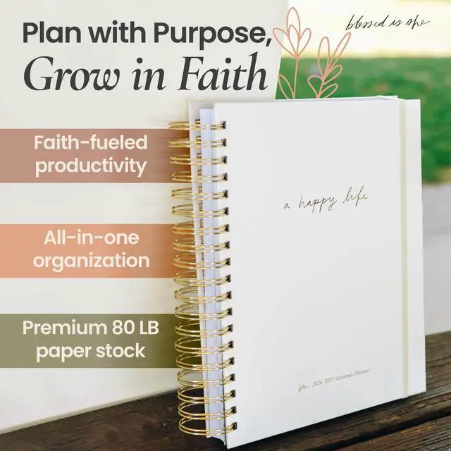 Alt view image 2 of 6 - Catholic Academic Planner 2026-2027 for Women Liturgical Planner with Prayer Prompts, Feast Days & Gratitude Journal 6.25 x 8.25, Mini Layout, Spiral Bound