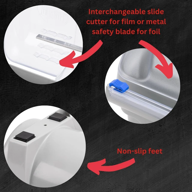 Alt view image 6 of 6 - Kenkut 3 Dispenser and Cutter Film and Foil