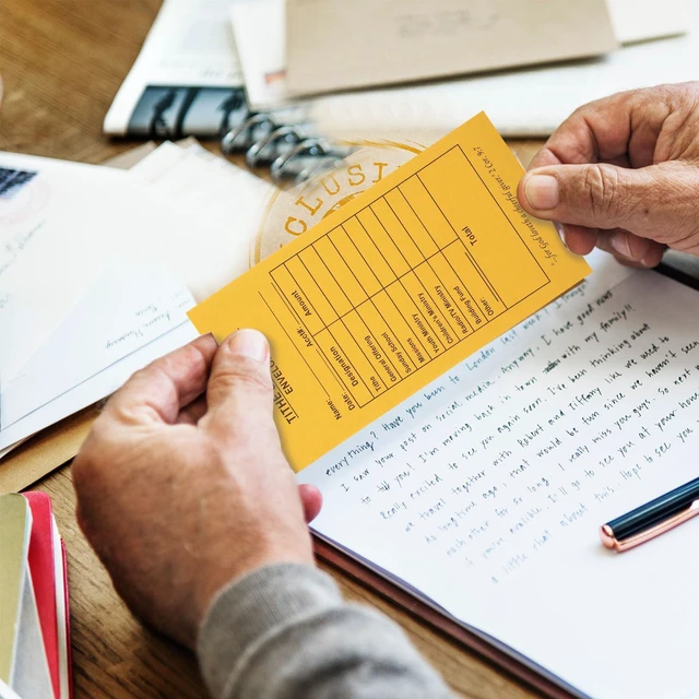 Alt view image 4 of 6 - 1200 Pcs Church Offering Tithe Donation Envelopes 6.5 x 3.5 Inch Golden Paper Tithes and Offering Envelopes for Church Tithing Checks and Cash Envelopes for Offering (1200, Tithes And Offering)