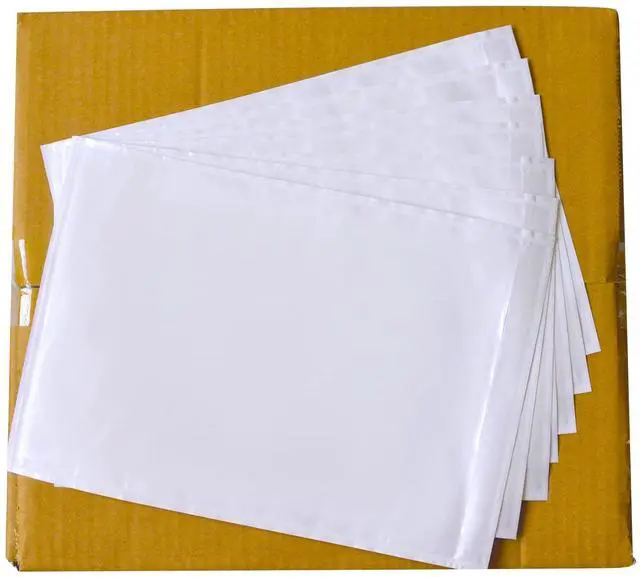 Main image of 1000 PCS 7"x 10" Clear Self-Adhesive Packing List Envelopes - Plastic Shipping/Mailing Pouch Enclosed Bags for Packing Slips Invoice Label