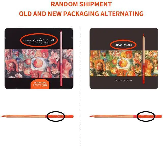 Alt view image 2 of 6 - 120 3.7mm Thick Core Oil-Based Colored Pencils, Pastel Pencils | Unbreakable, Great Color Rendering, Iron Box Packed, for Artists & Art Lovers, Smooth Coloring Pencils, Renoir 3100 Series