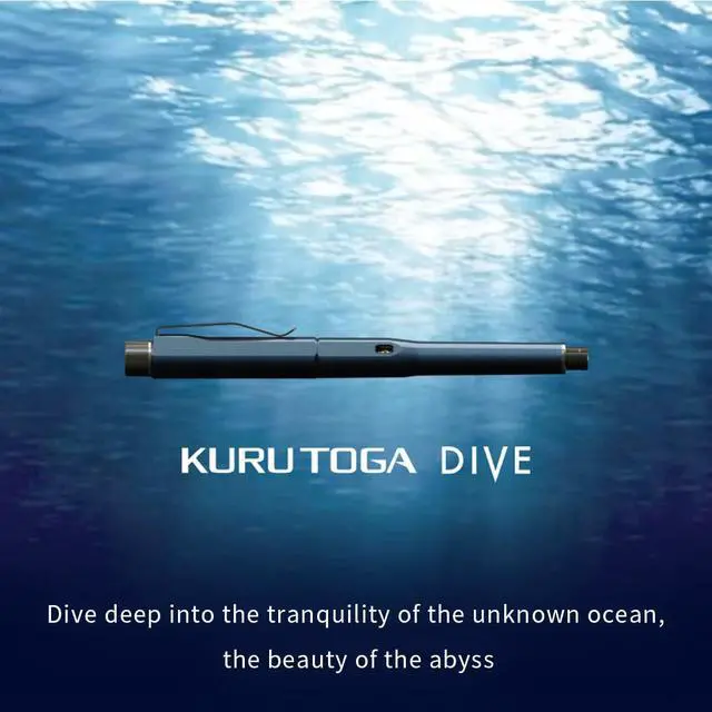 Alt view image 2 of 6 - Uni Kuru Toga Dive Mechanical Pencil, High Performance Model, Auto Lead Rotation and Adjustable Auto Lead Advancement Mechanism, 0.5 mm, Abyss Blue, M5-50001PA.33